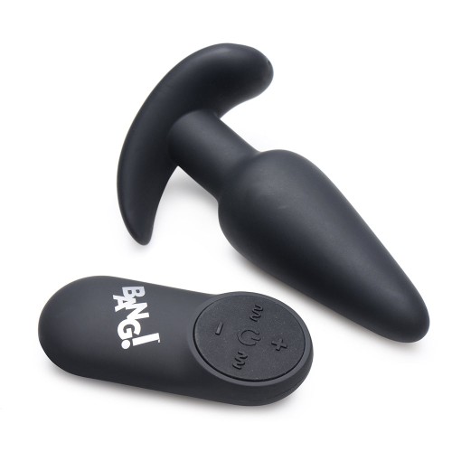 BANG! 21X Remote Controlled Vibrating Butt Plug for Pleasure