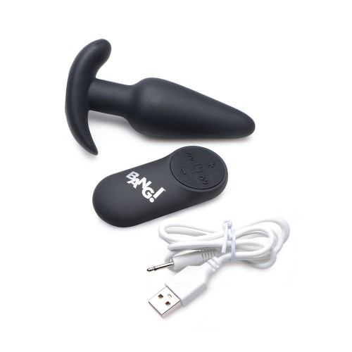 BANG! 21X Remote Controlled Vibrating Butt Plug for Pleasure