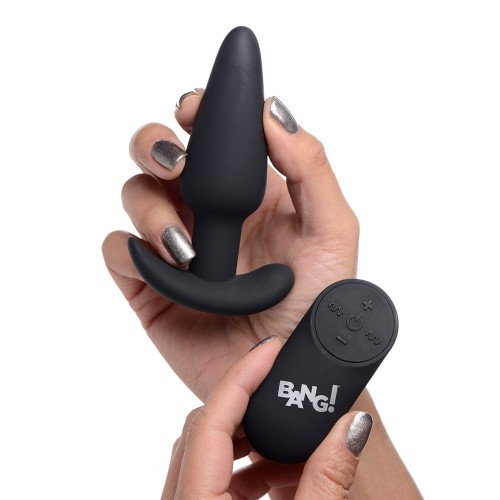 BANG! 21X Remote Controlled Vibrating Butt Plug for Pleasure