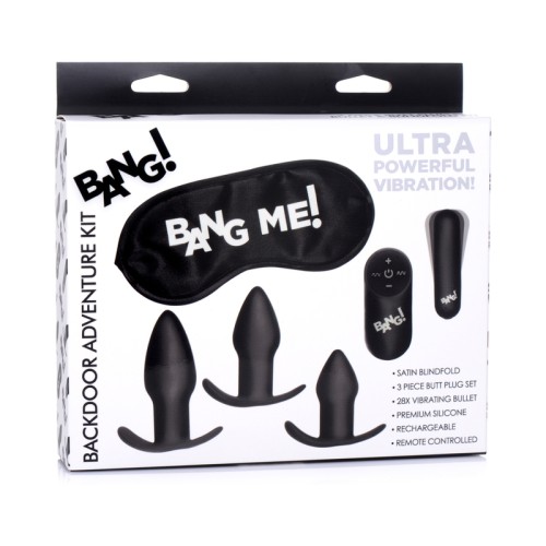 BANG! Backdoor Adventure Butt Plug Set with Bullet