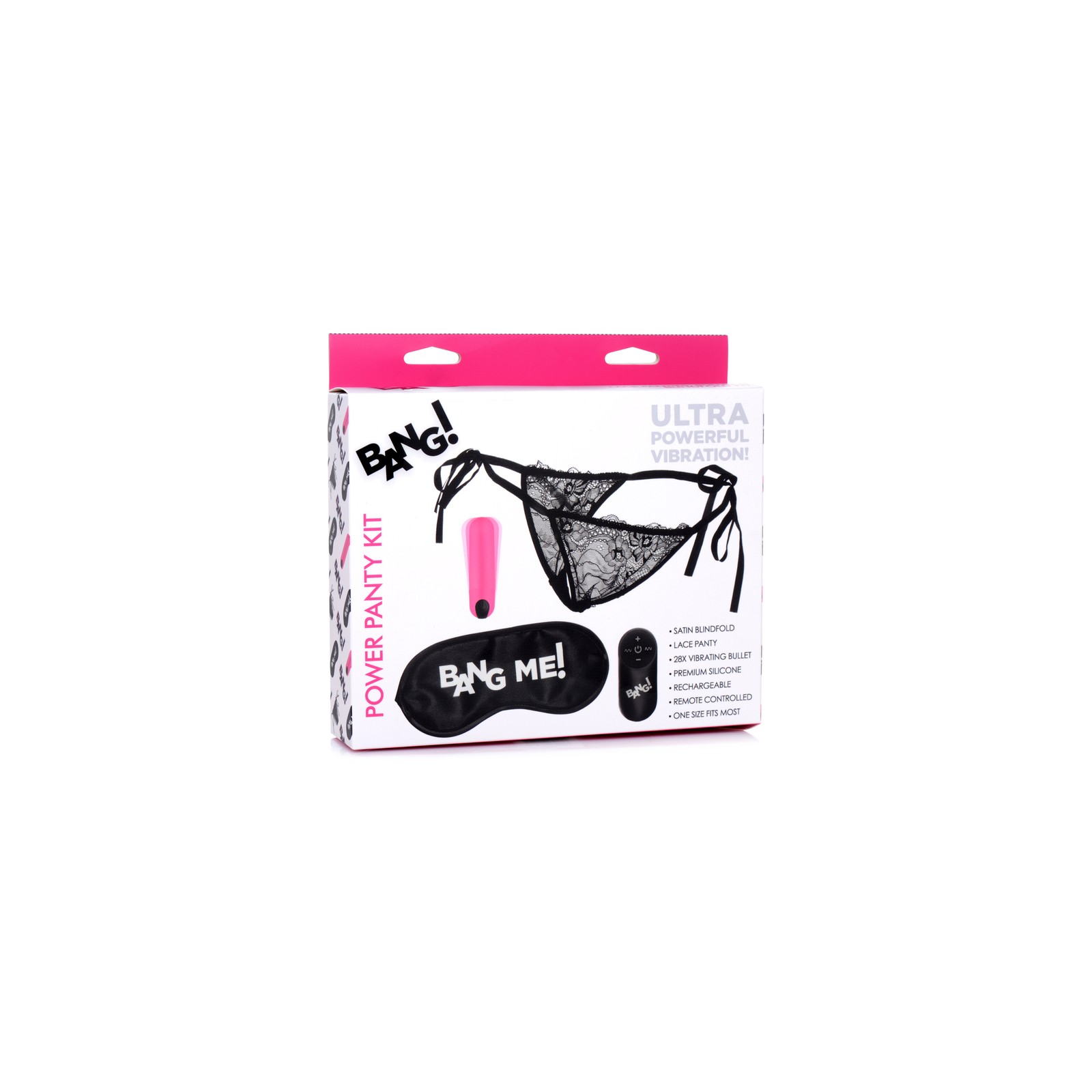 BANG! Power Panty Lace Kit with Bullet and Blindfold