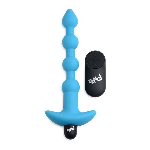 BANG! Vibrating Anal Beads with Remote Control