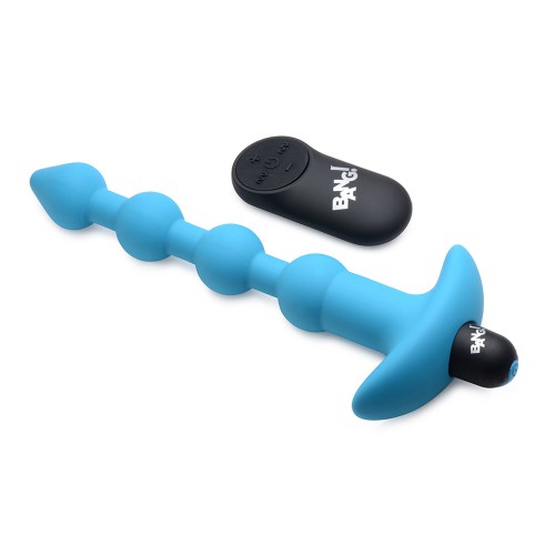 BANG! Vibrating Anal Beads with Remote Control