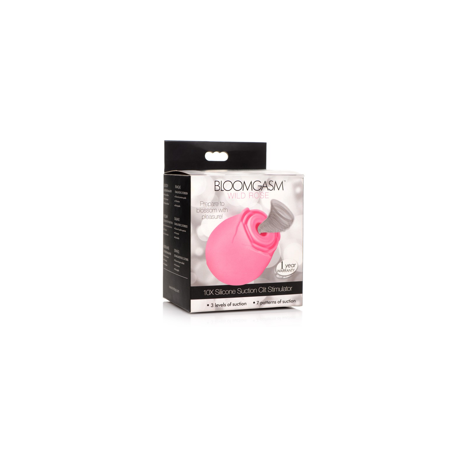 Bloomgasm 10X Wild Rose Silicone Suction Clit Stimulator