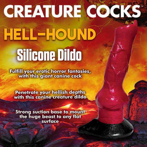 Hell-Hound Canine Silicone Dildo for Fantasy Play