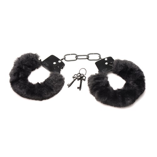 Master Series Sensual Fur Cuffed Handcuffs