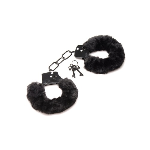 Master Series Sensual Fur Cuffed Handcuffs