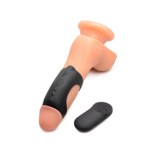 Trinity Men 28X G-Shaft Silicone Cock Ring with Remote