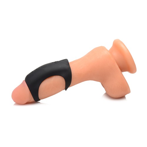 Trinity Men 28X G-Shaft Silicone Cock Ring with Remote