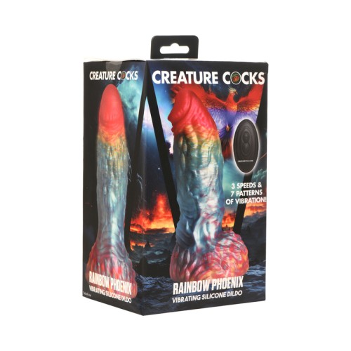 Creature Cocks Rainbow Phoenix Dildo