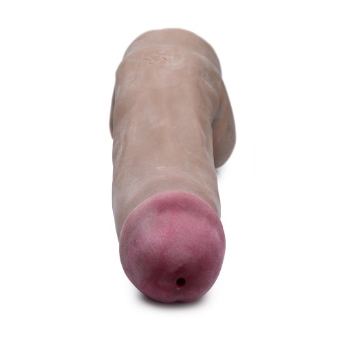 Dildo Cumming Loadz de 7 in. Densidad Doble - Oscuro