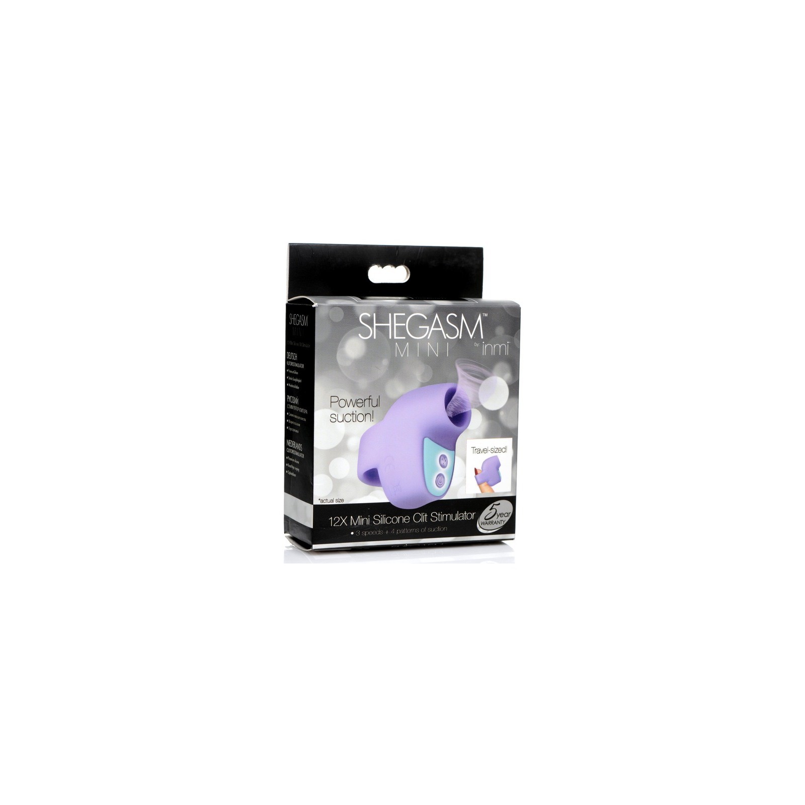 Shegasm Mini 12X Silicone Clit Stimulator Purple