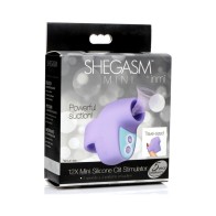 Mini Estimulador Clitorial de Silicona Shegasm 12X Morado