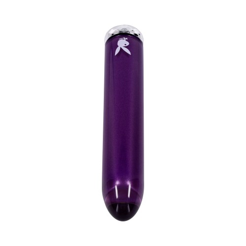 Vibrador de Vidrio Rechargeable Playboy Amethyst para Placer Definitivo