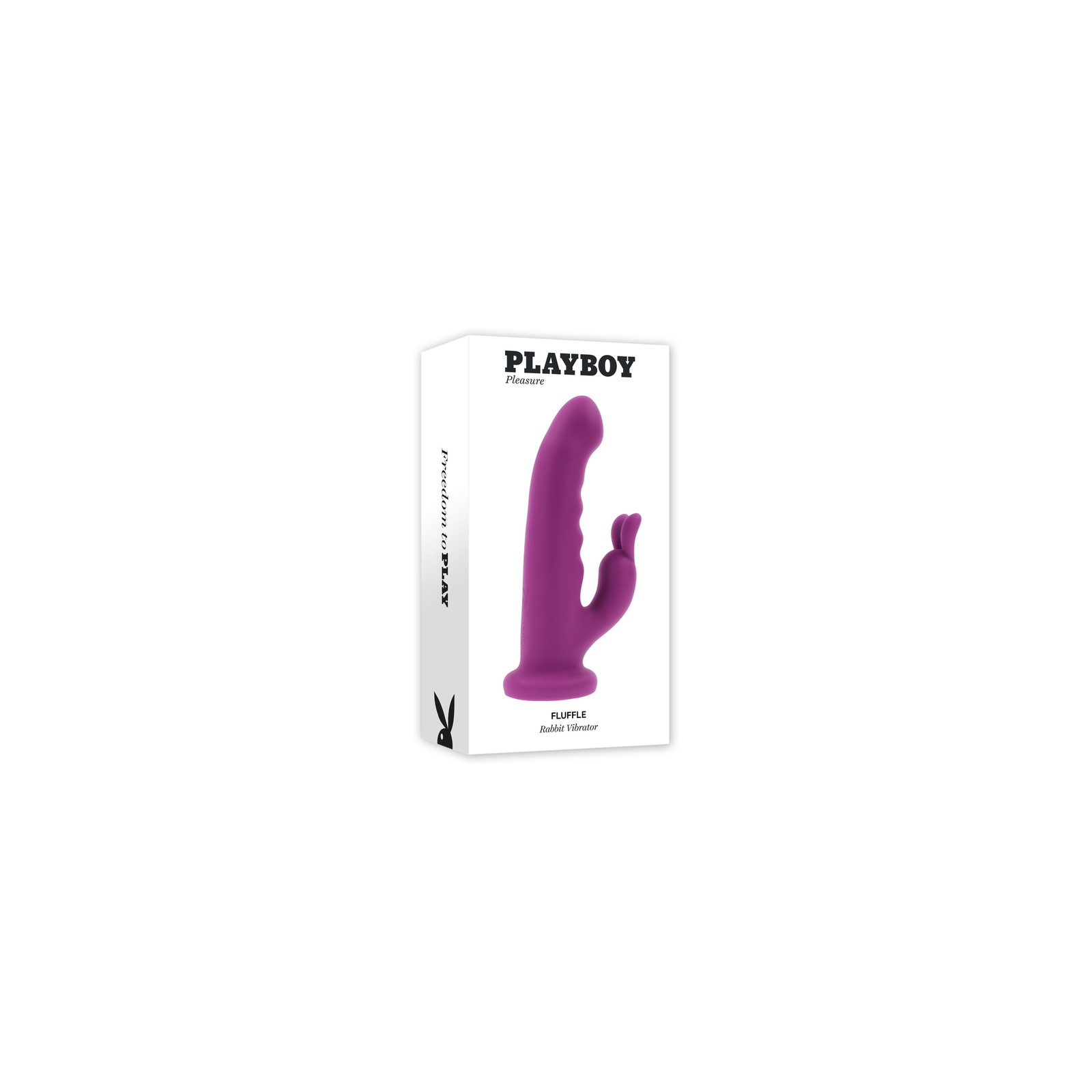 Playboy Fluffle Rechargeable Dual Stimulator - Purple