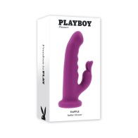 Playboy Fluffle Rechargeable Dual Stimulator - Purple