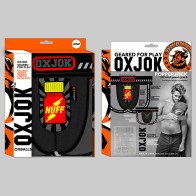 Jockstrap Oxballs Oxjok Popperjock 3D de Goma Negra/Roja M