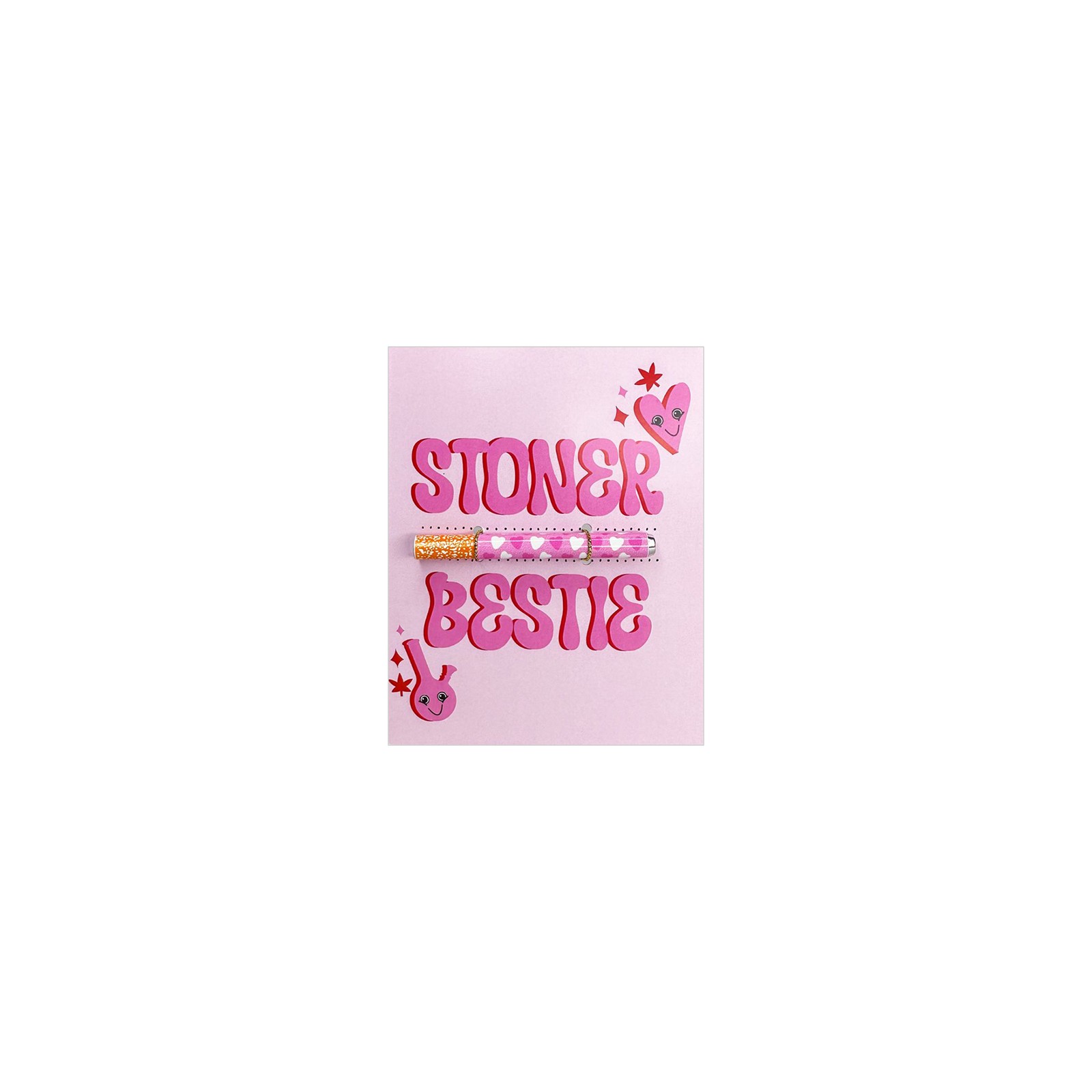 Stoner Besties One Hitter Kard Greeting Card