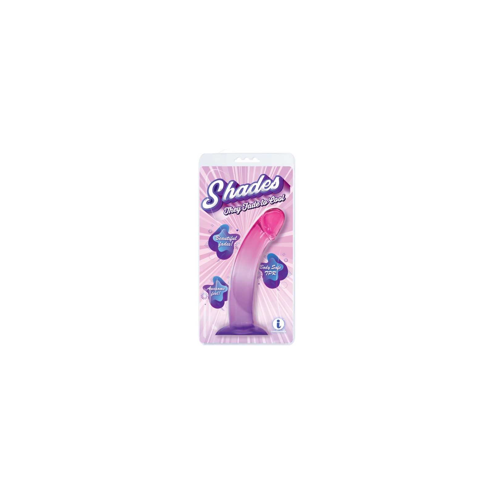 Dildo Shades Smoothie Púrpura Rosa