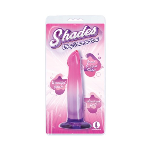 Dildo Shades G-Spot de 6.25 in. Rosa/Púrpura