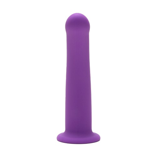 Me You Us Dildo Curvado de Silicona 7 in. - Púrpura