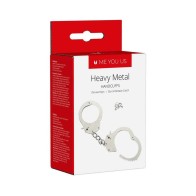 Me You Us Heavy Metal Handcuffs