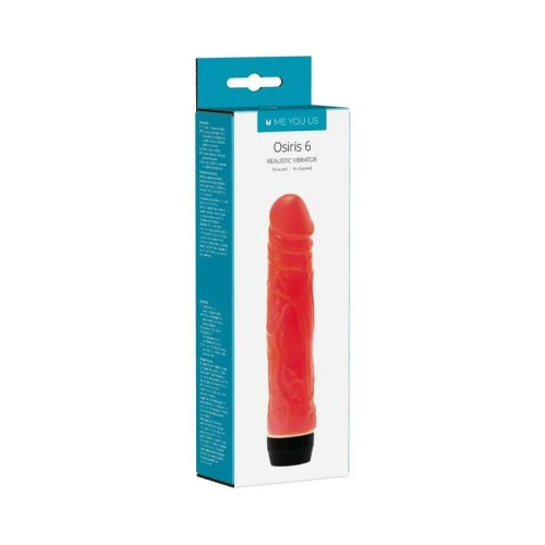 Me You Us Osiris 6 Realistic Vibrator Pink - Lifelike Pleasure