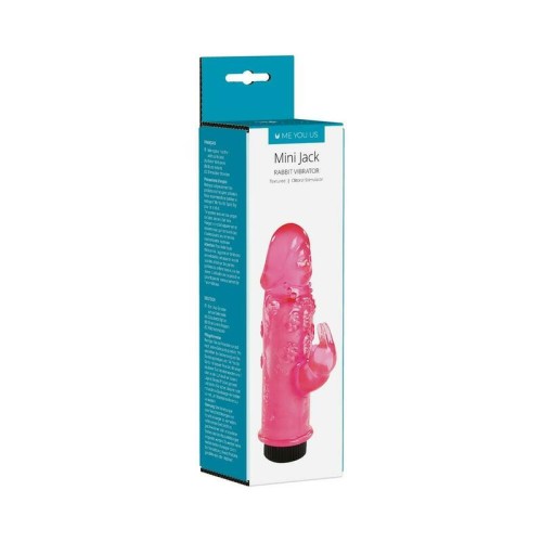 Me You Us Mini Jack Rabbit Vibrator Pink - Perfect for Beginners