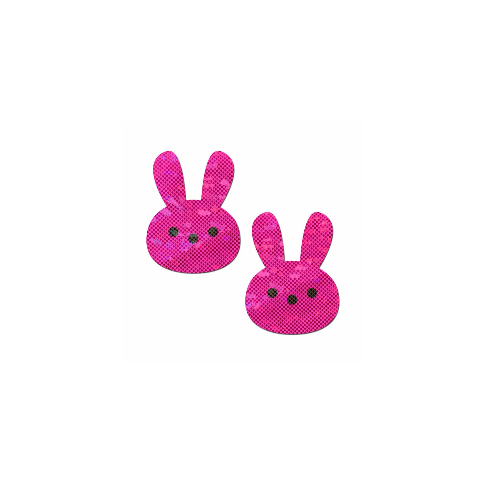 Pastease Nipple Pasties Conejito de Pascua Rosa Brillante