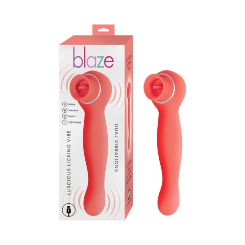 Blaze Luscious Licker Vibe Coral - Pleasure Redefined