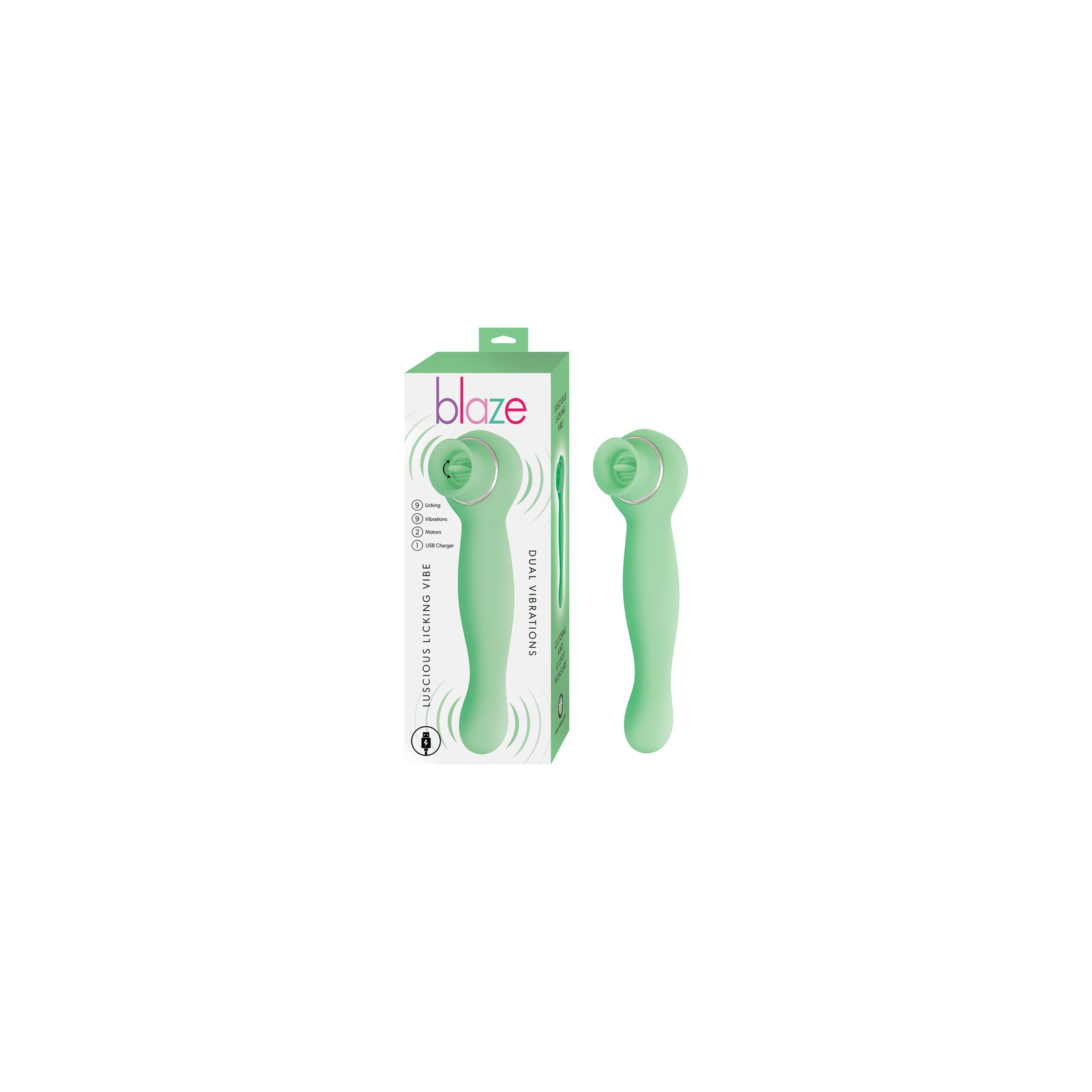 Vibrador Blaze Lucious Licker Menta