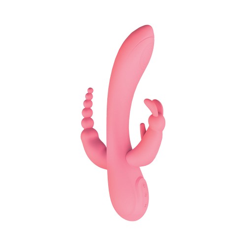 The Beat Trifecta Massager Pink - Ultimate Sensory Experience