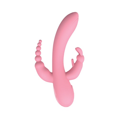 The Beat Trifecta Massager Pink - Ultimate Sensory Experience