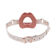 Peaches 'n CreaMe Silicone Lips Gag for Playful BDSM Fun