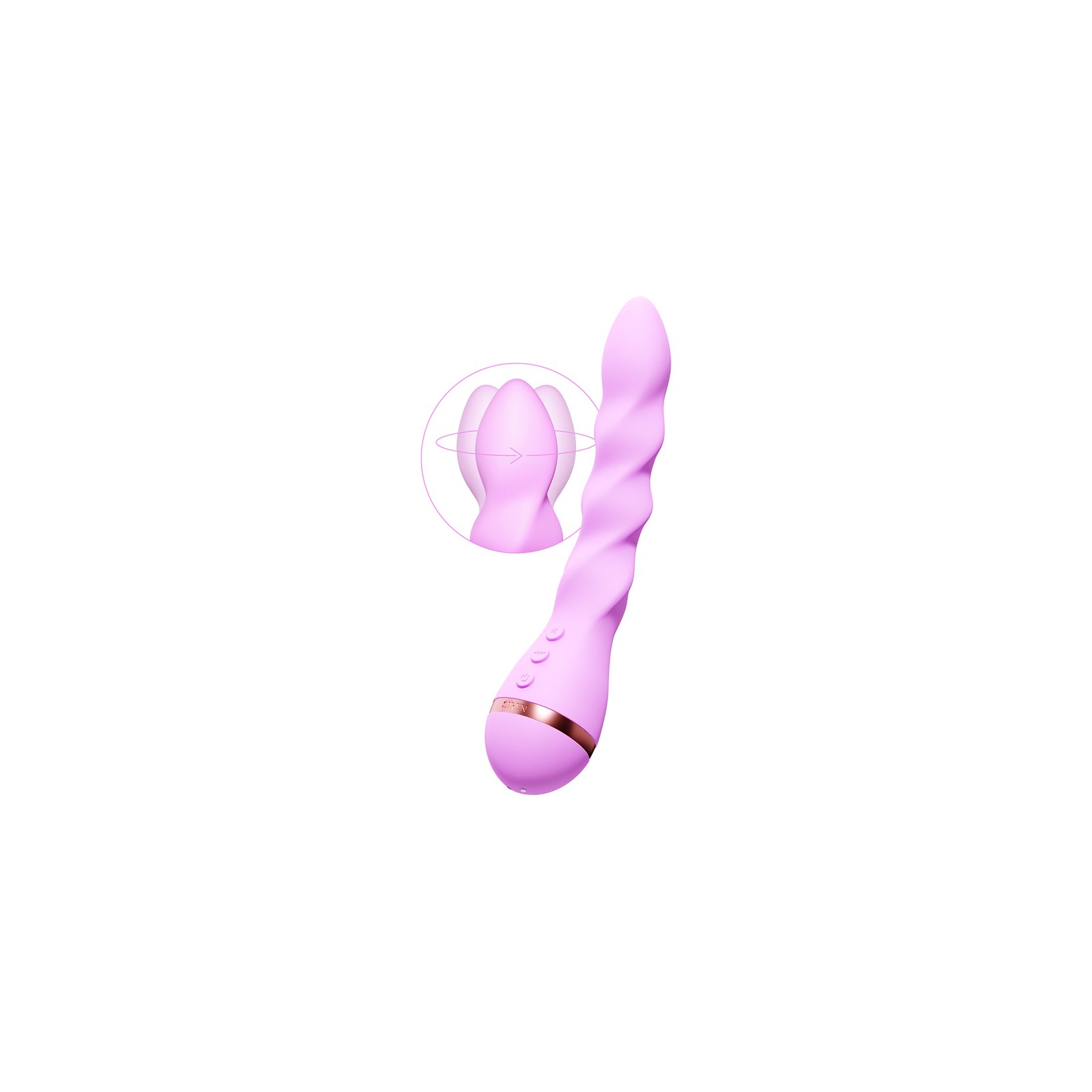 VUSH Siren Twist Multi-Use Vibrator