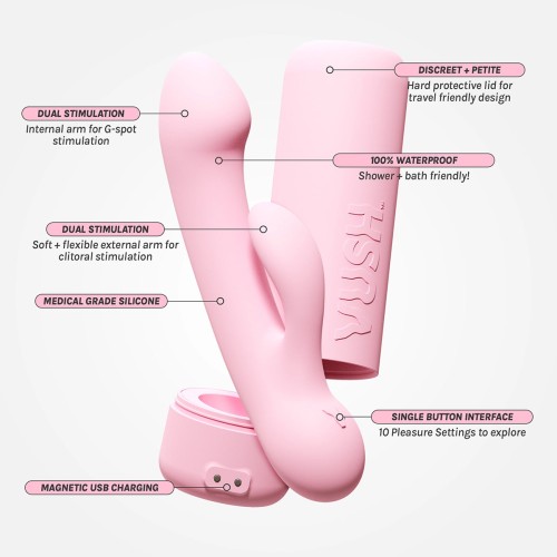 Vibrador Conejito VUSH Glow para Placer Dual