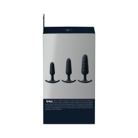 VeDO Trio Anal Plug Set Black - Ultimate Pleasure