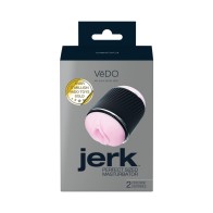 VeDO Jerk Masturbation Sleeve in Black and Pink