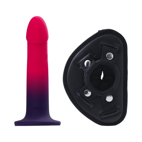 VeDO Duo Silicone Dildo with Harness for Couples