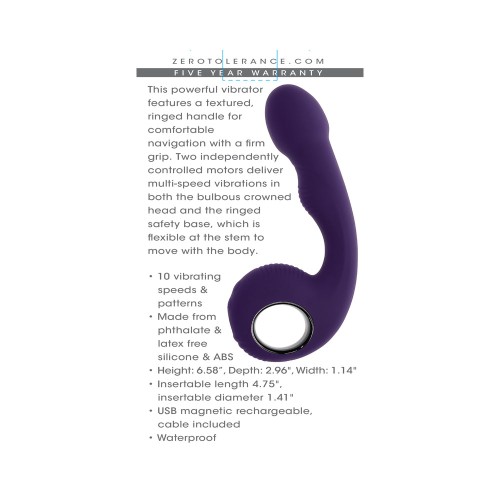 Zero Tolerance Rip Curl Silicone Vibrator