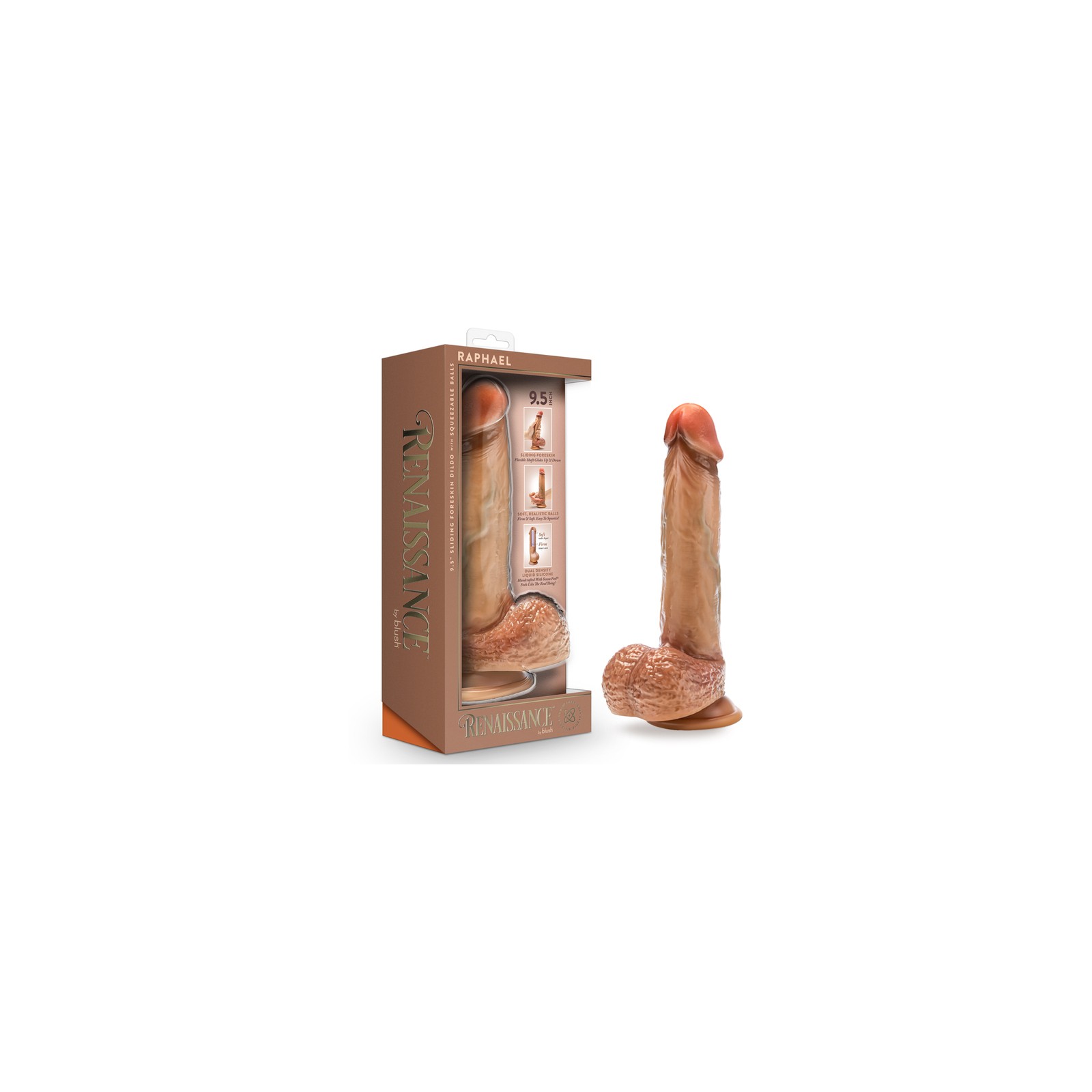 Dildo con Piel Deslizante Renaissance Raphael