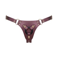 Leatherette Harness Generous One Size for Strap-On