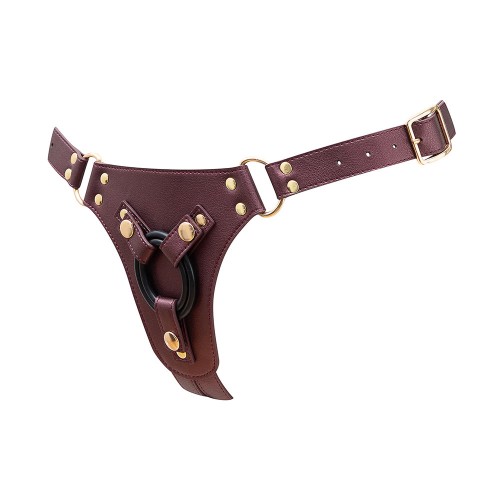 Leatherette Harness Generous One Size for Strap-On