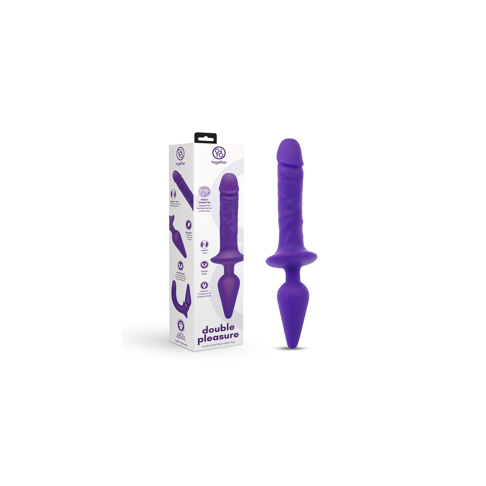 Juguete Doble Placer para Parejas Purple