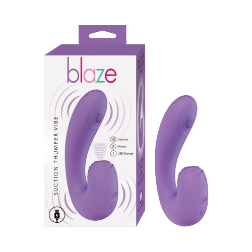 Blaze Suction Thumper Vibe Lavanda - Placer Puro