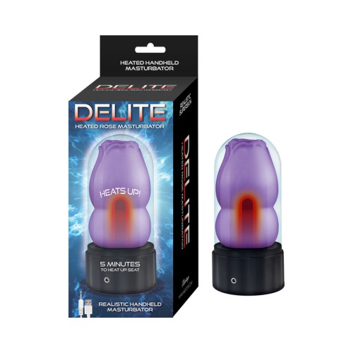 Delite Heated Rose Masturbator for an Immersive Experience