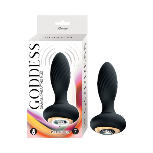 Goddess Diamond Vibrating Plug for Luxurious Pleasure