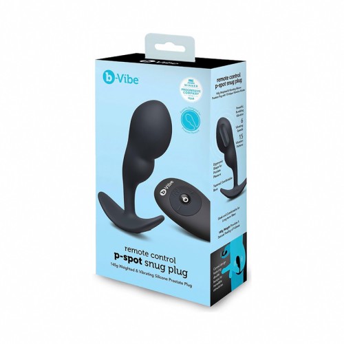 b-Vibe Vibrating P-Spot Plug with Remote