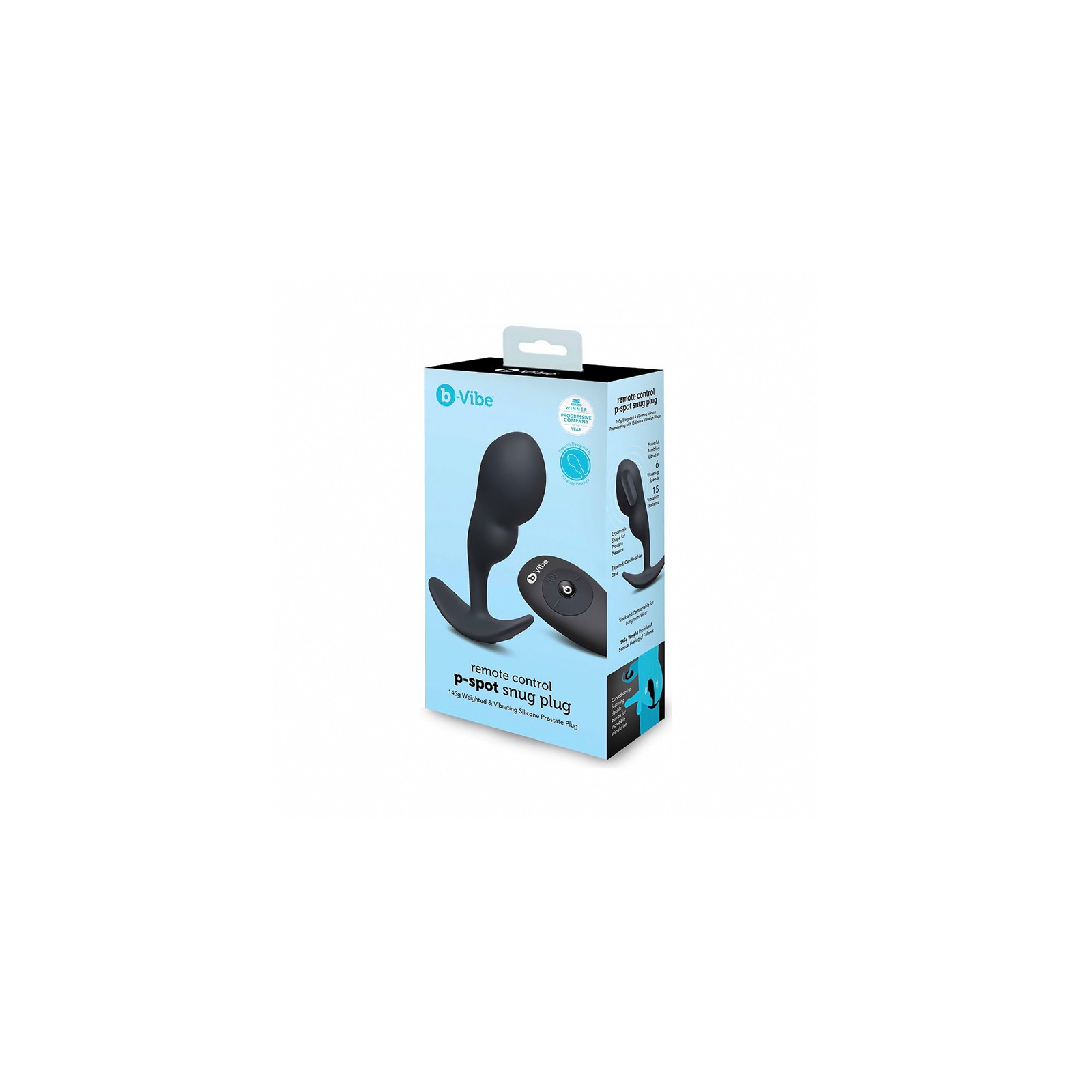 Plug Vibrante P-Spot b-Vibe con Control Remoto