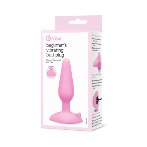 Plug Anal Vibrador Inicial b-Vibe para Emoción Anal